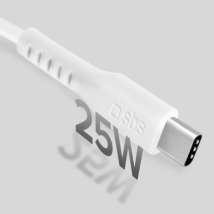 SBS USB-C PD 25W cable 1 m - white – image 8
