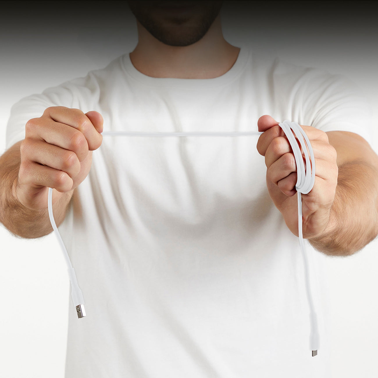 SBS USB-A - USB-C cable 1.5m - white – image 4