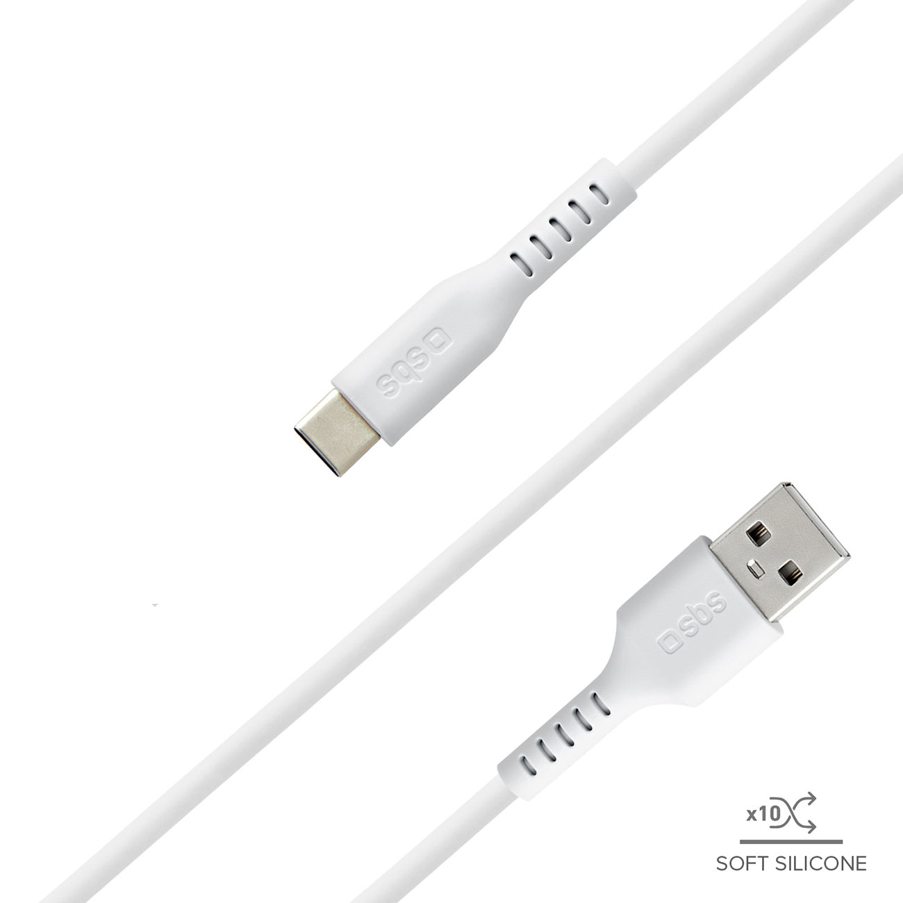 SBS USB-A - USB-C cable 1.5m - white – image 6