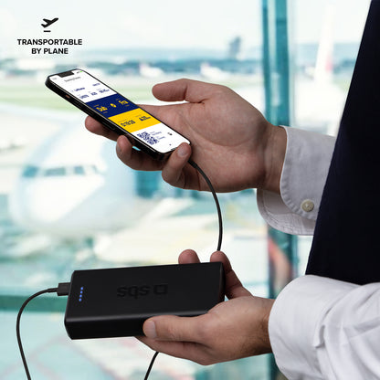 SBS Powerbank 20000 mAh USB-A USB-C - black – image 4
