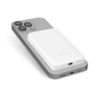 SBS Powerbank 5000 mAh USB-C compatible with MagSafe - white