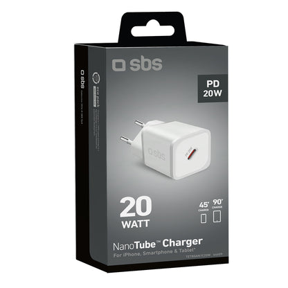 SBS GaN network charger with Power Delivery 20W - white – image 2
