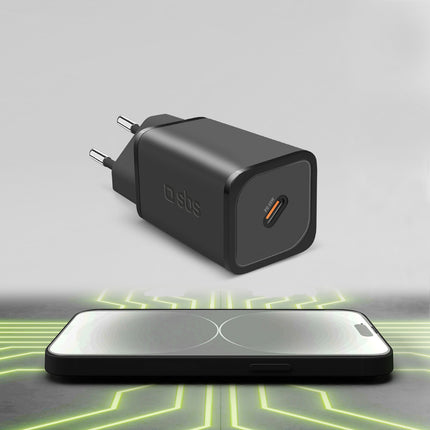 SBS GaN network charger with Power Delivery 65W - black – image 6
