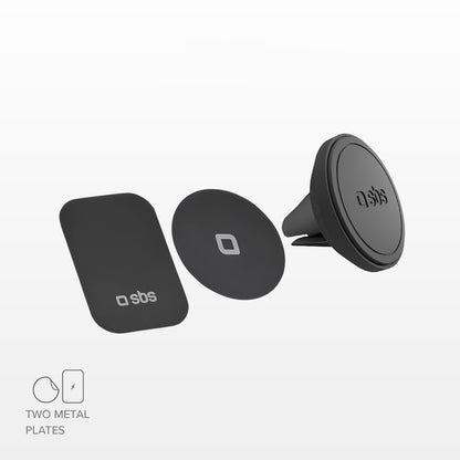 SBS Magnetic car holder for smartphone, diameter 33 mm for air vent - black – image 20