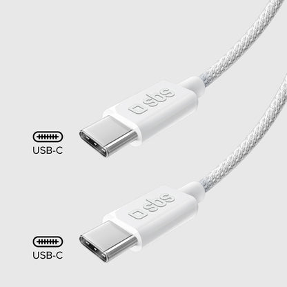 SBS Braided cable USB-C 60W 1.5m - gray – image 10
