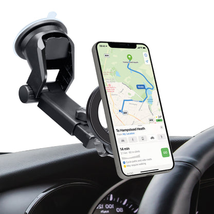 SBS MagSafe car smartphone holder for dashboard, glass - black – image 2