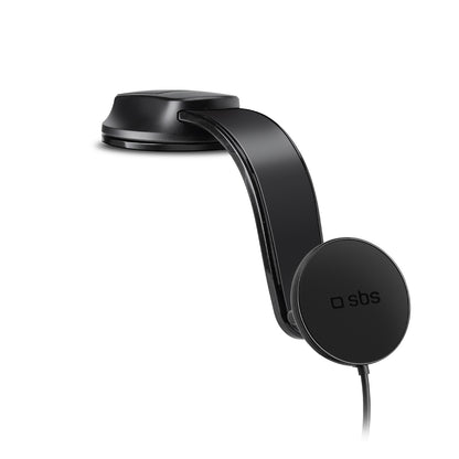 SBS Smartphone car holder with MagSafe inductive charger - black – image 4