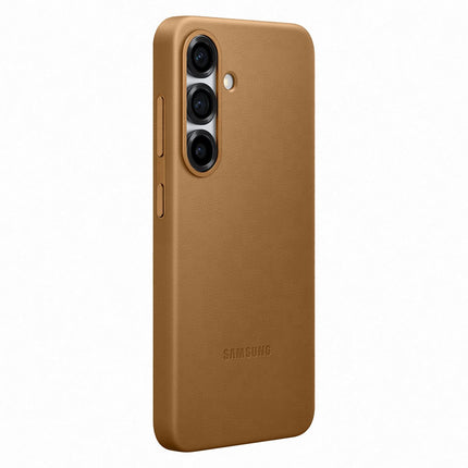 SAMSUNG Samsung KindSuit Case made of eco-leather back cover for Samsung Galaxy S25 - gold – image 3
