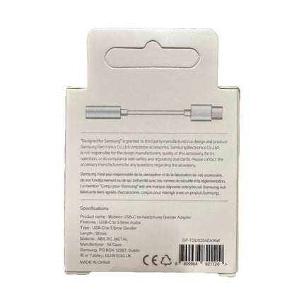 SAMSUNG Adapter for Samsung DAC USB-C headphones - 3.5mm mini jack - white – image 3