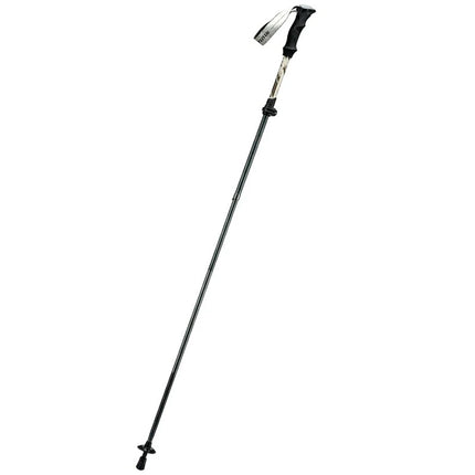 Qunature Nordic walking aluminum trekking pole 110 - 130 cm brown - 1 pc.
