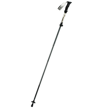 Qunature Nordic walking aluminum trekking pole 110 - 130 cm brown - 1 pc.