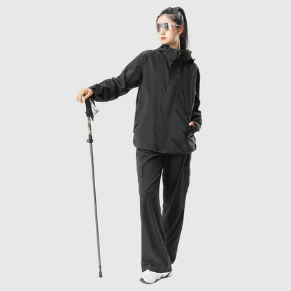 Qunature Nordic walking aluminum trekking pole 110 - 130 cm brown - 1 pc. – image 8