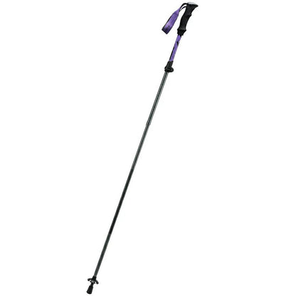 Qunature Nordic walking aluminum trekking pole 110 - 130 cm purple - 1 pc.