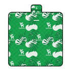 Qunature Picnic mat, waterproof tourist blanket, 2 x 2 m - green