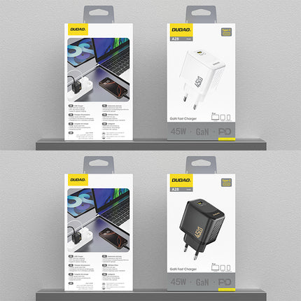DUDAO A28 GaN USB-C 45W wall charger - white – image 4