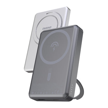 DUDAO Powerbank K28 10000mAh with MagSafe with metal housing and PD stand 22.5W - silver – image 6