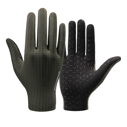 ROCKBROS Breathable cycling gloves full size XL - green