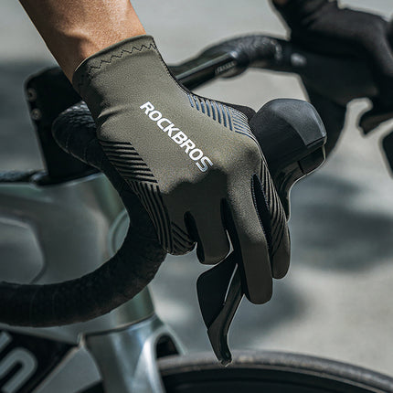 ROCKBROS Full size XXL shock-absorbing cycling gloves - green – image 10