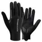 ROCKBROS Full size XXL shock-absorbing cycling gloves - black