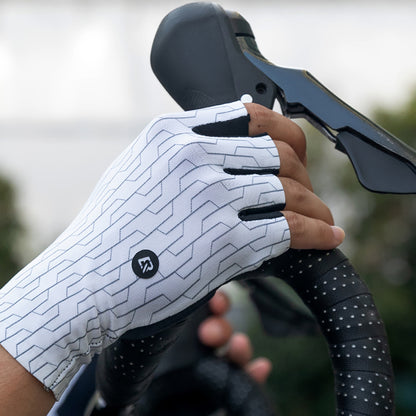 ROCKBROS Road cycling gloves, size S - white and black – image 10