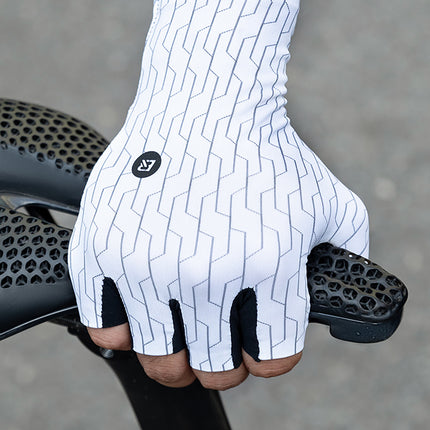 ROCKBROS Road cycling gloves, size S - white and black – image 5