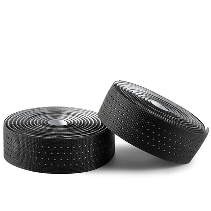 ROCKBROS Perforated silicone bicycle handlebar tape - black