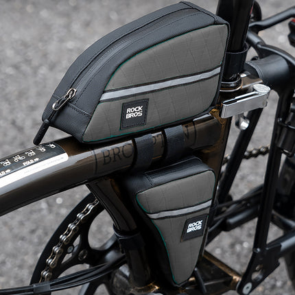 ROCKBROS Triangular bicycle bag for frame 0.8l - black – image 3