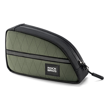 ROCKBROS Triangular bicycle bag for frame 0.8l - green
