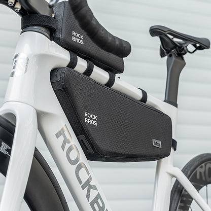 ROCKBROS Bicycle pannier bag attached to the frame 2.9l - black – image 4