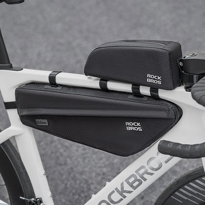 ROCKBROS Bicycle pannier bag attached to the frame 2.9l - black – image 8