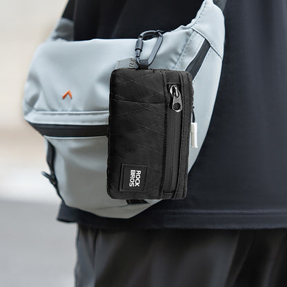 ROCKBROS Tourist sports wallet with a carabiner - black – image 2