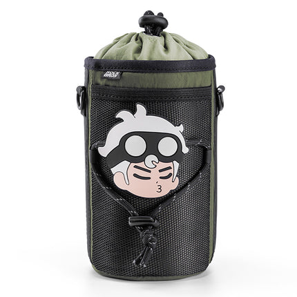 ROCKBROS Tourist bicycle bag for a water bottle with a shoulder strap, 1l - green