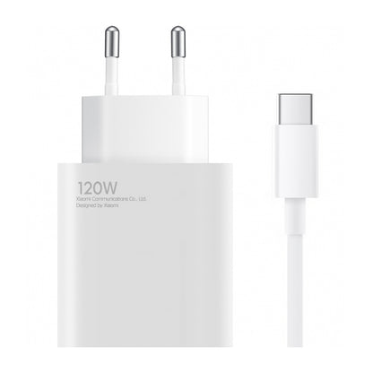 XIAOMI Xiaomi USB-A 120W 6A mains charger with USB-C cable - white