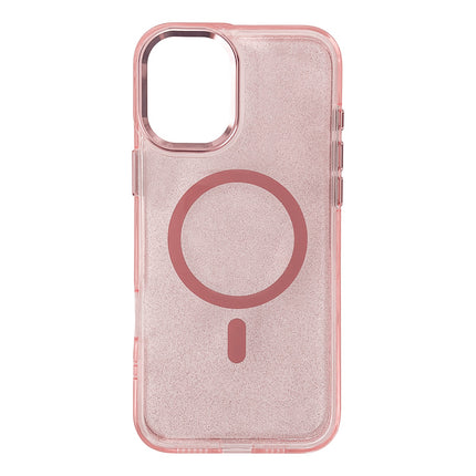 WOZINSKY Protective case for Samsung Galaxy S24 FE Glitter Case Mag Safe - pink with glitter – image 2