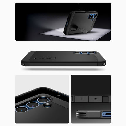 SPIGEN Case for Samsung Galaxy S25 with Tough Armor MagSafe stand - black – image 6