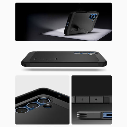 SPIGEN Case for Samsung Galaxy S25 with Tough Armor MagSafe stand - black – image 6