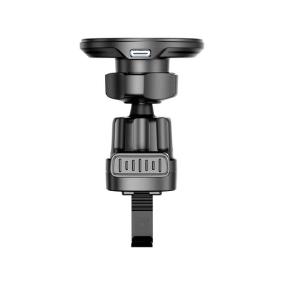 JOYROOM Car holder with Qi2 15W phone charger for air vent - black – image 4