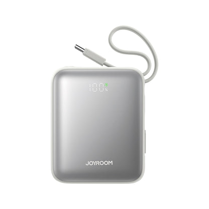 JOYROOM Powerbank 10000mAh 22.5W with built-in USB-C Lightning cables - white – image 2