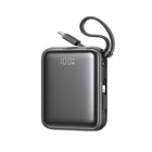 JOYROOM Powerbank 10000mAh 22.5W with built-in USB-C Lightning cables - black