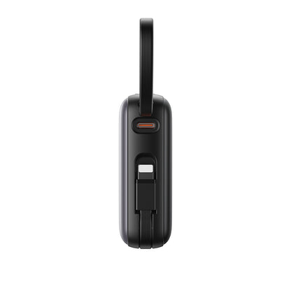 JOYROOM Powerbank 10000mAh 22.5W with built-in USB-C Lightning cables - black – image 5