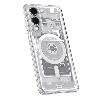 SPIGEN Case for Samsung Galaxy S25 Edge with Ultra Hybrid Mag print with MagSafe - white – image 7