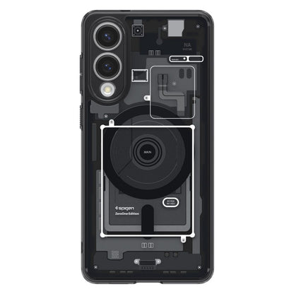 SPIGEN Case for Samsung Galaxy S25 Edge with Ultra Hybrid Mag print with MagSafe - black – image 2