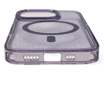 WOZINSKY Protective case for Samsung Galaxy S25 Glitter Case with Mag Safe - purple with glitter – image 5