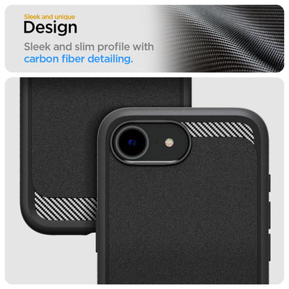 SPIGEN Case for iPhone 16e Rugged Armor MagSafe - black – image 11