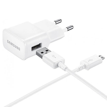 SAMSUNG Samsung USB-A 8W wall charger with microUSB cable - white