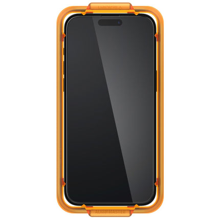 SPIGEN Tempered protective glass for iPhone 15 Plus ALM Glass FC - black 2 pcs. – image 2