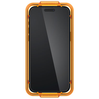 SPIGEN Tempered protective glass for iPhone 15 Plus ALM Glass FC - black 2 pcs. – image 2