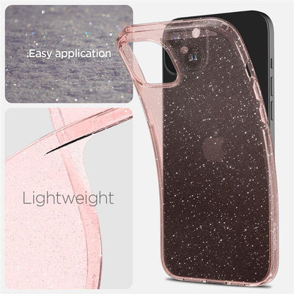 SPIGEN Case for iPhone 15 Plus Liquid Crystal Glitter - pink transparent – image 5