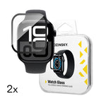 WOZINSKY Tempered glass for Apple Watch 46mm Full Glue - 2 pcs.