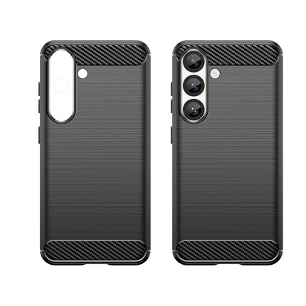 HURTEL Flexible silicone case for Samsung Galaxy F06 5G Carbon Case - black – image 2